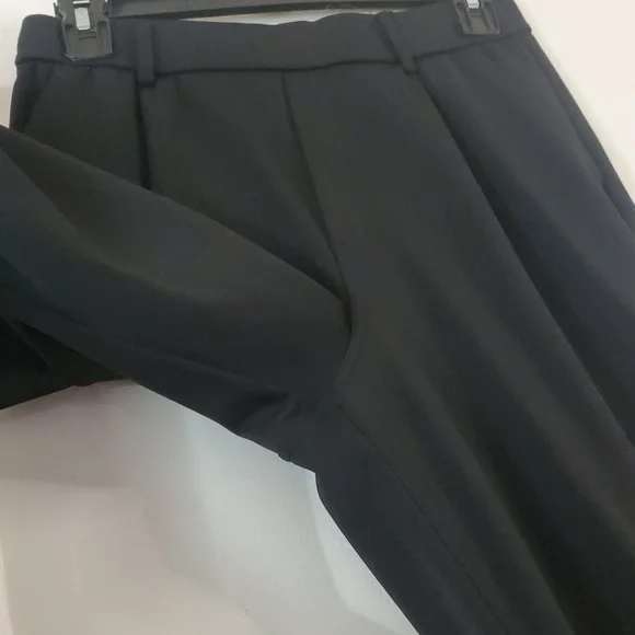 Halara Black Pull-On Flareleg Trousers Size Small Stretchy Pockets - Picture 3 of 13